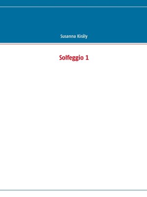 cover image of Solfeggio 1